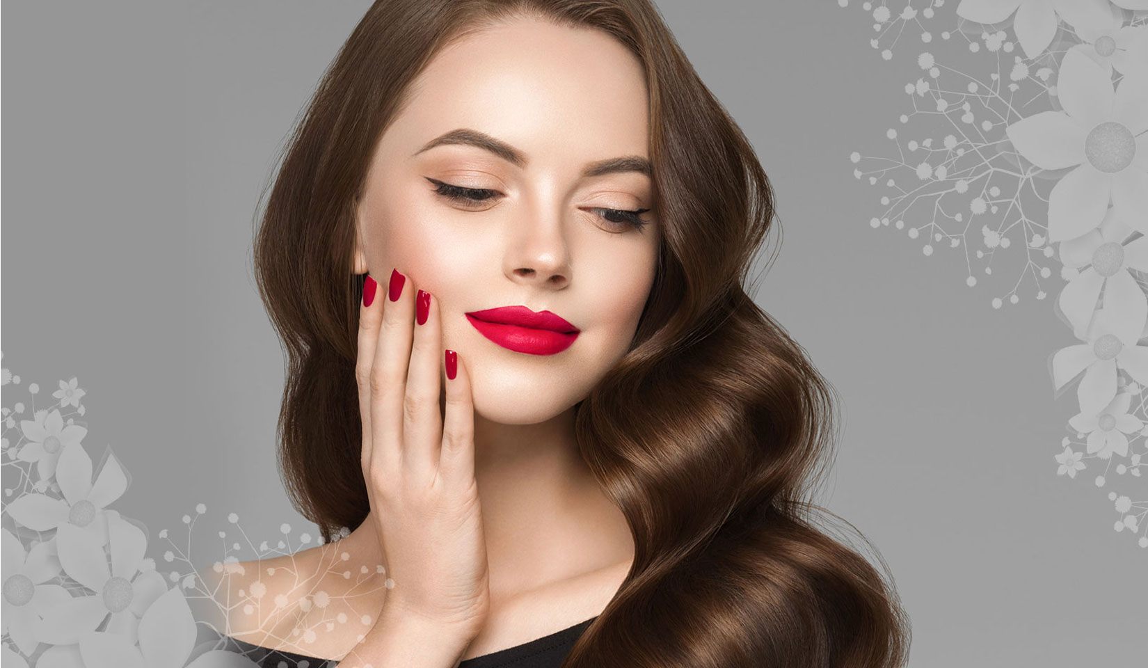 Elegant nail art design at Mango Nail & Spa